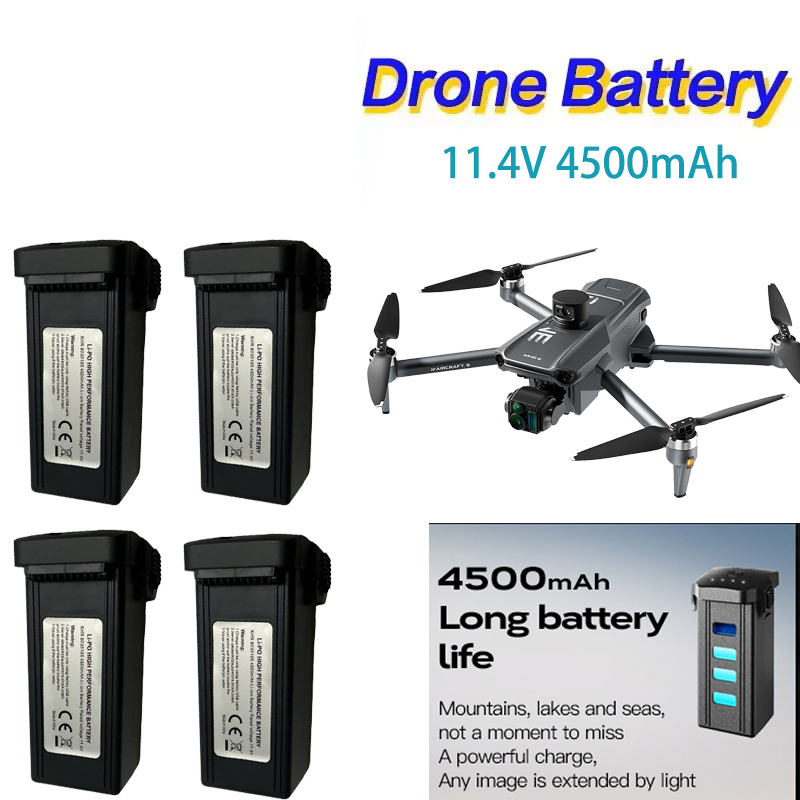 Drone Mapping - 11.4V 4500mAh Intelligent Lipo Battery For