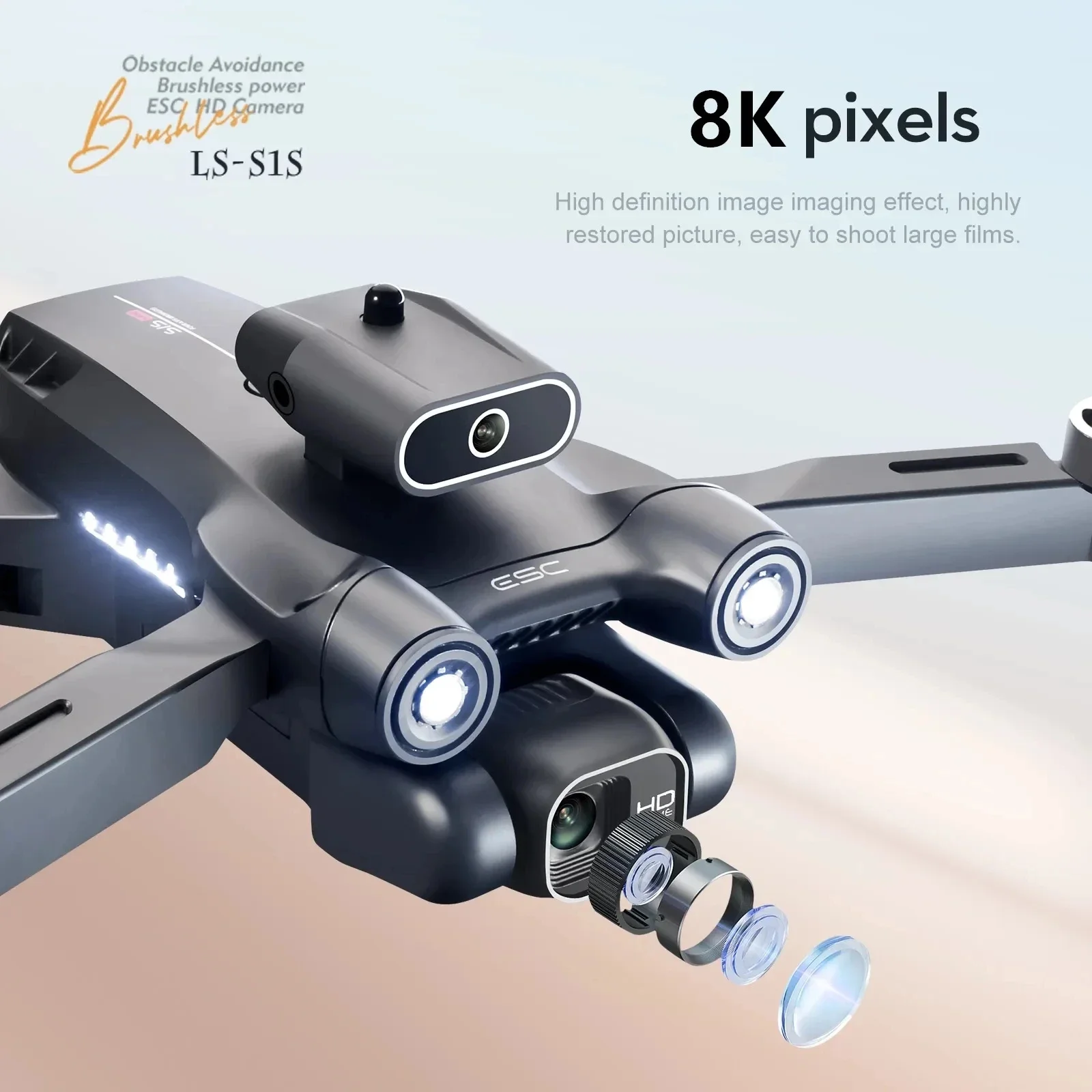 New S1S 5G GPS Drone Camera 8K - đánh giá và giá Drone Aerial Photography