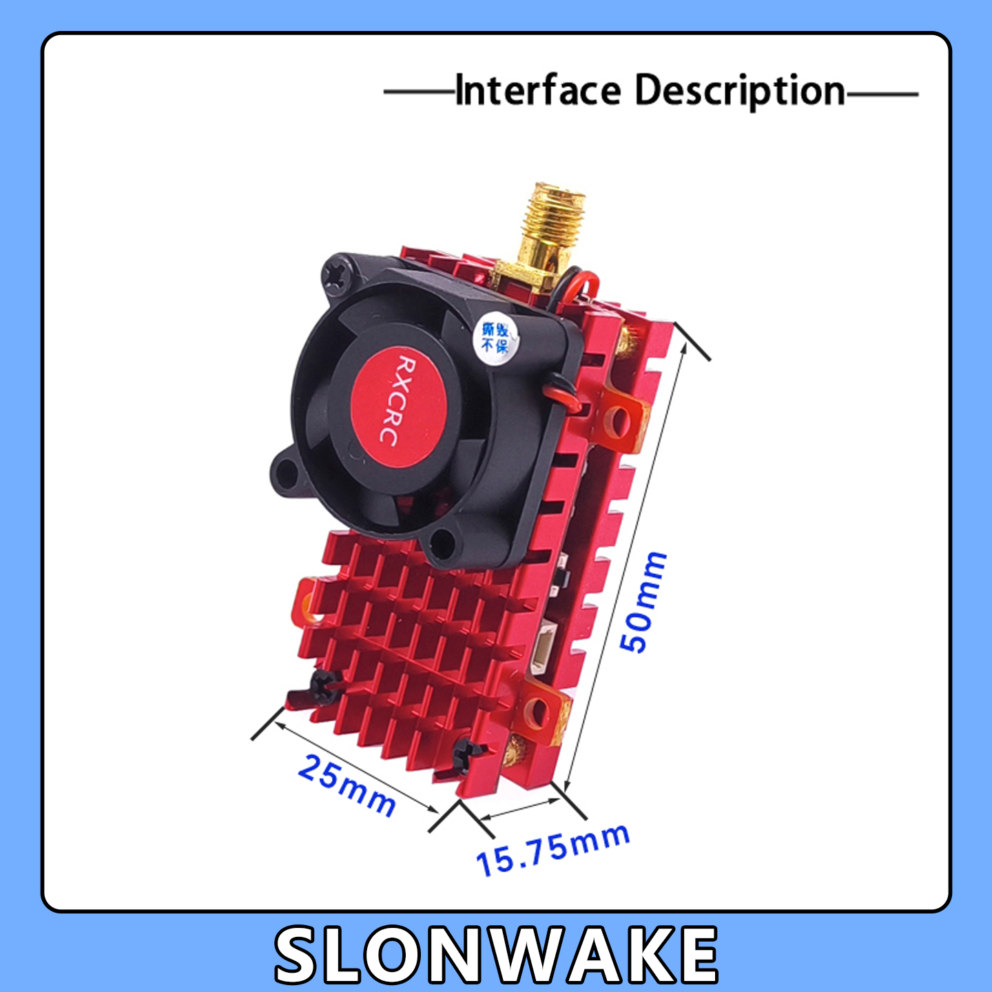 SLONWAKE 5.8G 2W VTX FPV 1800T - đánh giá và giá Drone Aerial Photography
