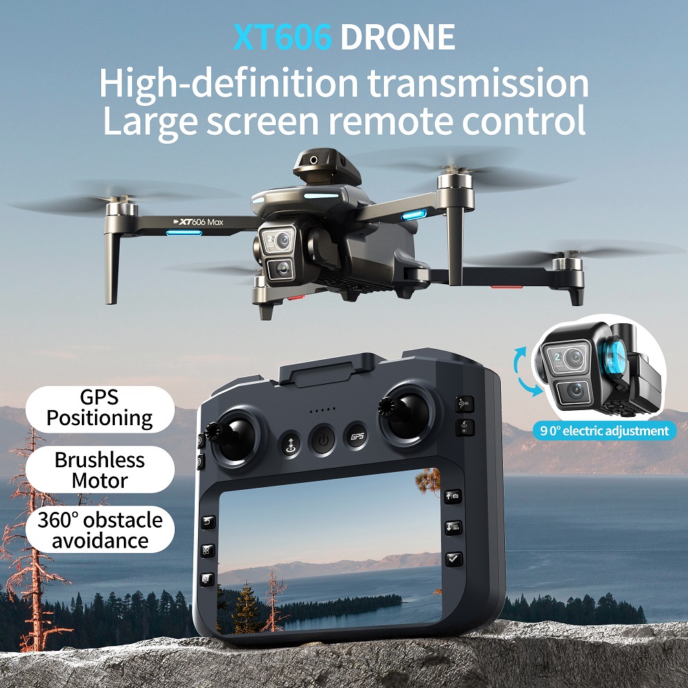 XT606 MAX 3 battery Drone 4k 8 - đánh giá và giá Drone Thermal Imaging
