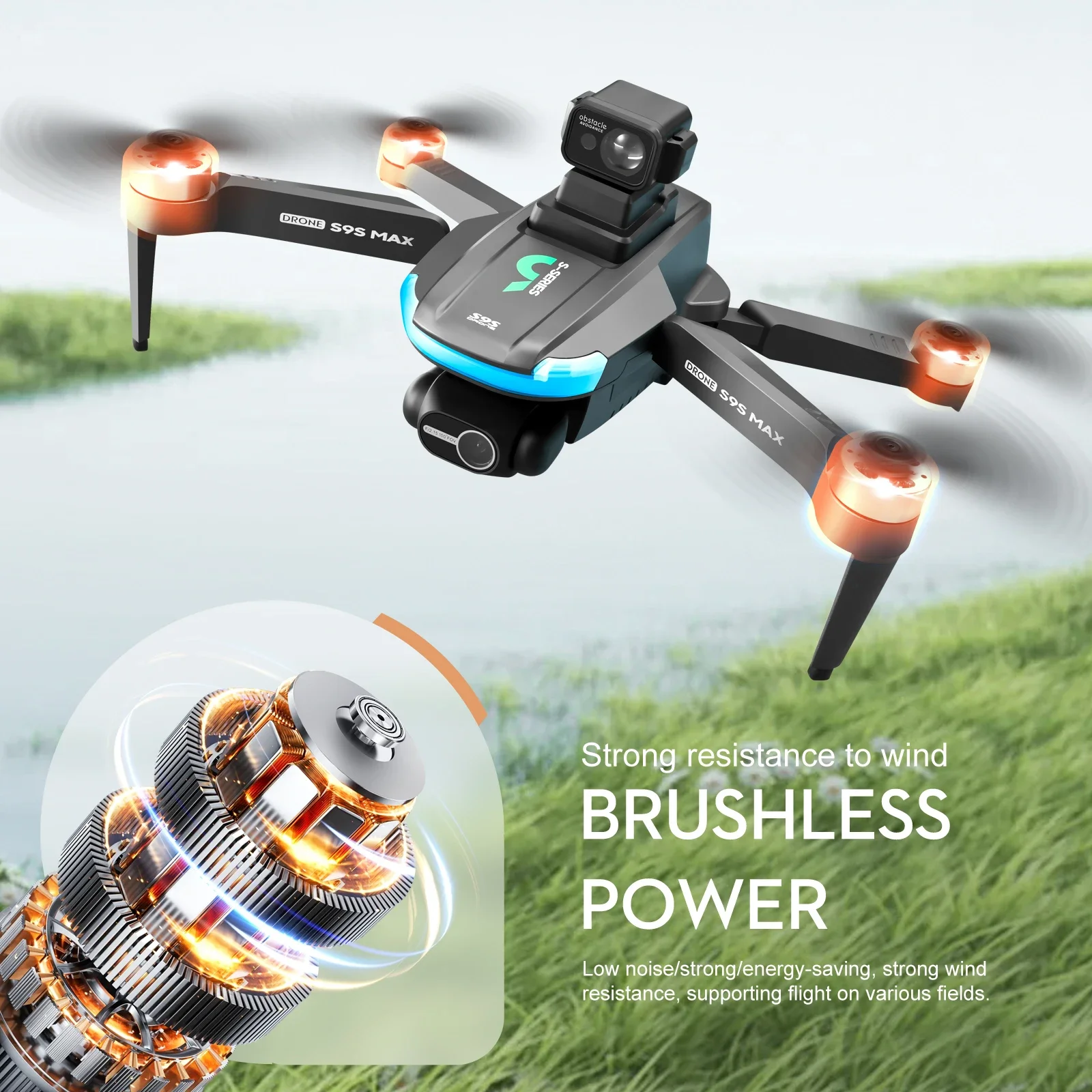 NEW S9S MAX MINI Drone 4K 2-Ax - đánh giá và giá Drone Aerial Photography