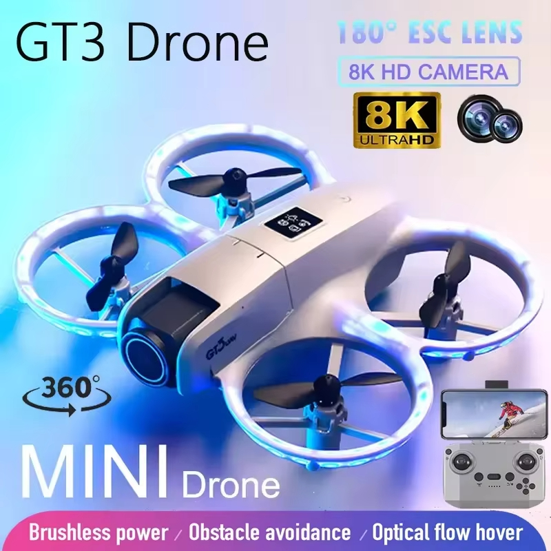 NEW GT3 Mini Drone 8K HD Dual  - đánh giá và giá Drone Thermal Imaging