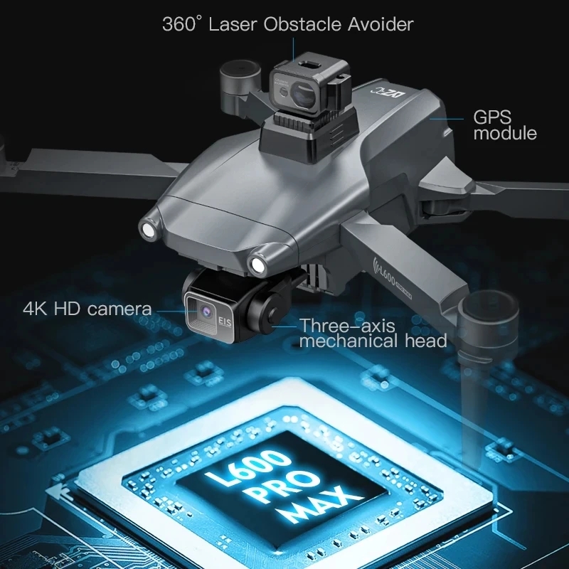 L600 PRO MAX GPS Drone Profess - đánh giá và giá Drone Aerial Photography