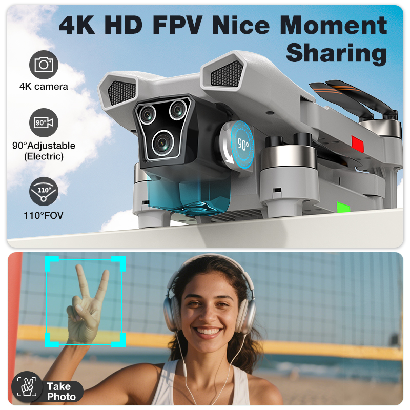 NEW Hot L017 Pro Drone Brushle - đánh giá và giá Drone Mapping