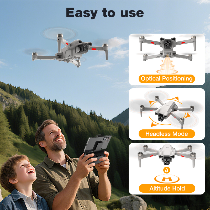 NEW Hot L017 Pro Drone Brushle - đánh giá và giá Drone Mapping